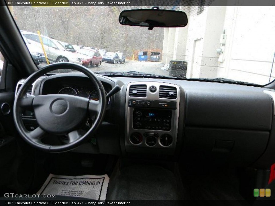 Very Dark Pewter Interior Dashboard for the 2007 Chevrolet Colorado LT Extended Cab 4x4 #40015682