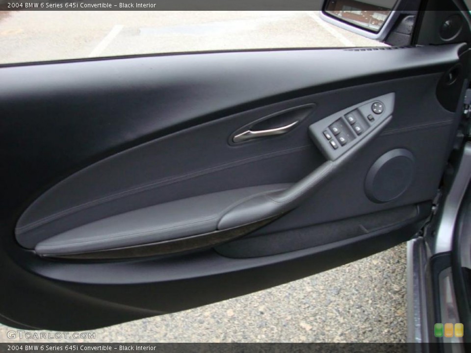 Black Interior Door Panel for the 2004 BMW 6 Series 645i Convertible #40017154