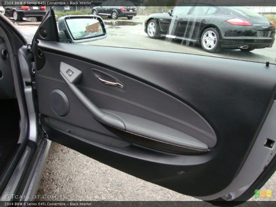 Black Interior Door Panel for the 2004 BMW 6 Series 645i Convertible #40017294
