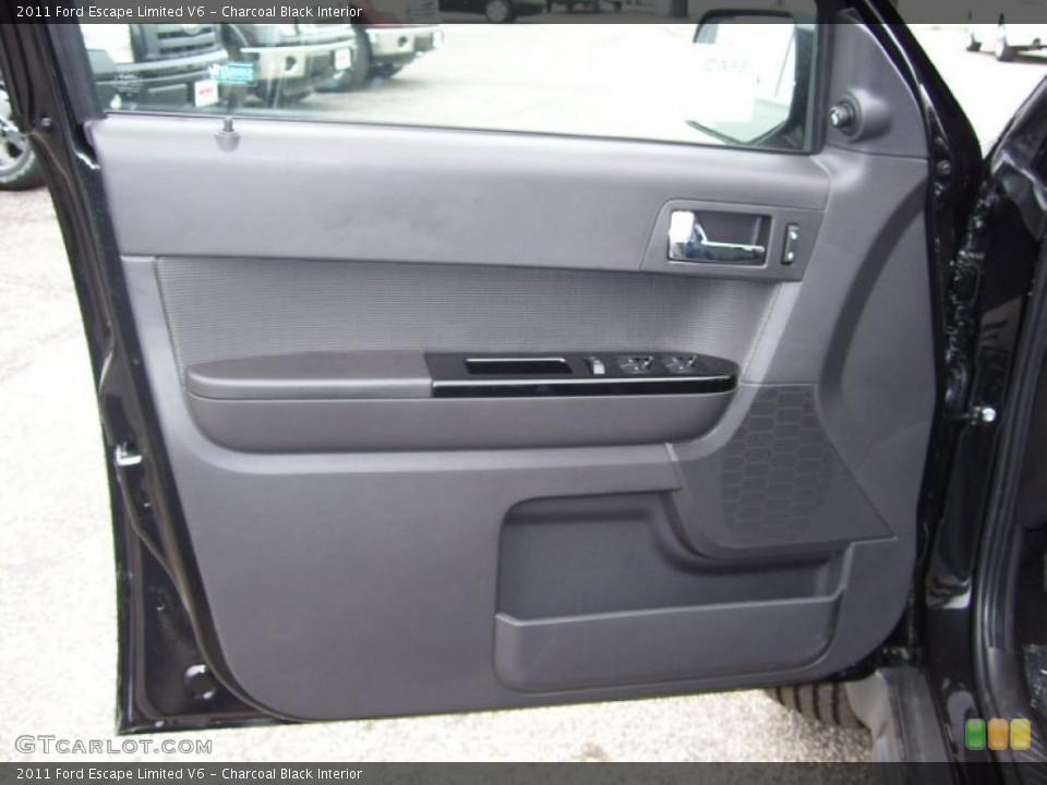 Charcoal Black Interior Door Panel for the 2011 Ford Escape Limited V6 #40021862