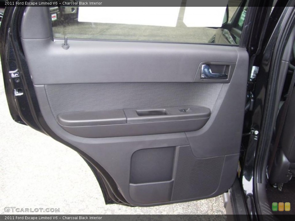 Charcoal Black Interior Door Panel for the 2011 Ford Escape Limited V6 #40021878