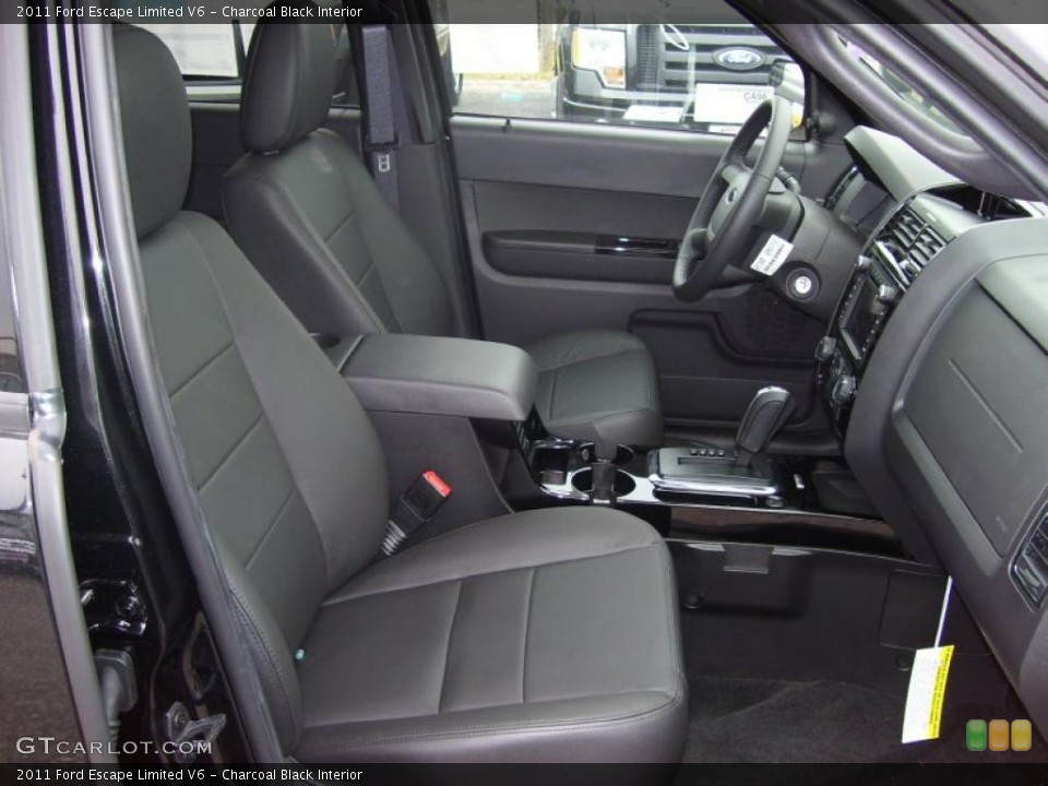 Charcoal Black Interior Photo for the 2011 Ford Escape Limited V6 #40022018