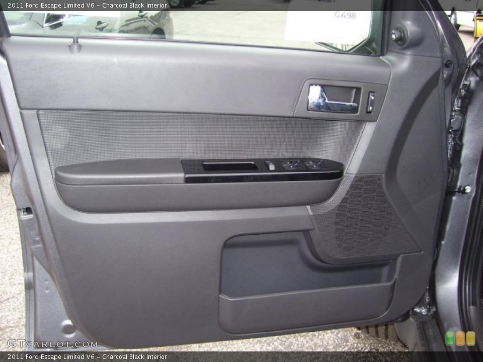 Charcoal Black Interior Door Panel for the 2011 Ford Escape Limited V6 #40022362