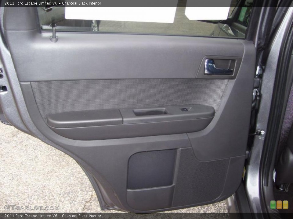 Charcoal Black Interior Door Panel for the 2011 Ford Escape Limited V6 #40022378