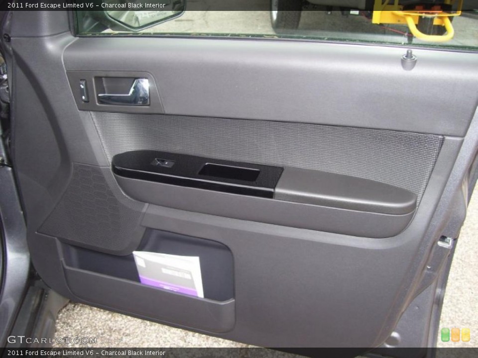 Charcoal Black Interior Door Panel for the 2011 Ford Escape Limited V6 #40022410