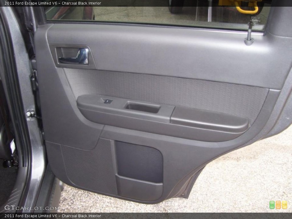 Charcoal Black Interior Door Panel for the 2011 Ford Escape Limited V6 #40022426