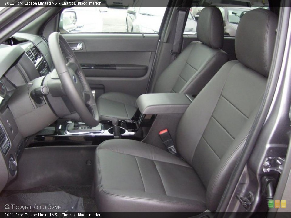 Charcoal Black Interior Photo for the 2011 Ford Escape Limited V6 #40022462