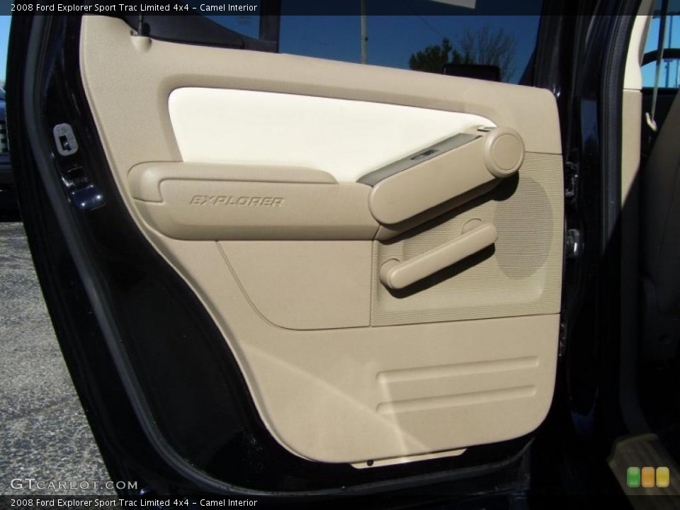 Camel Interior Door Panel for the 2008 Ford Explorer Sport Trac Limited 4x4 #40024250