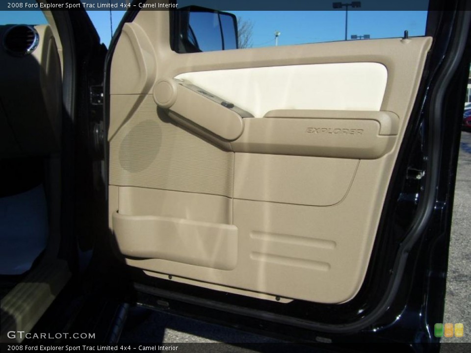 Camel Interior Door Panel for the 2008 Ford Explorer Sport Trac Limited 4x4 #40024266