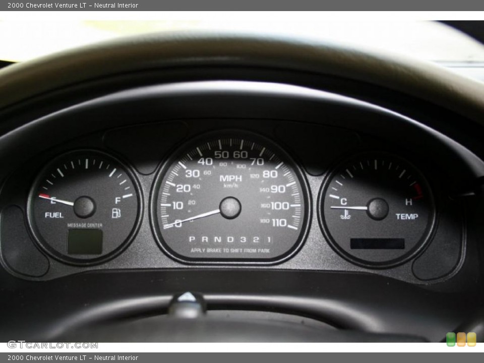 Neutral Interior Gauges for the 2000 Chevrolet Venture LT #40024818