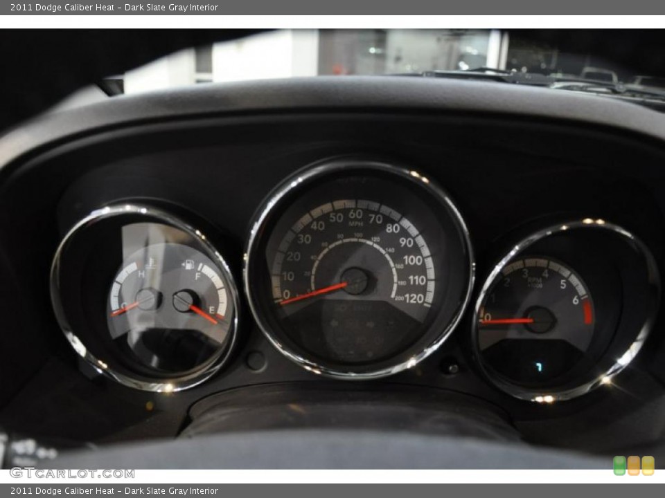Dark Slate Gray Interior Gauges for the 2011 Dodge Caliber Heat #40025942