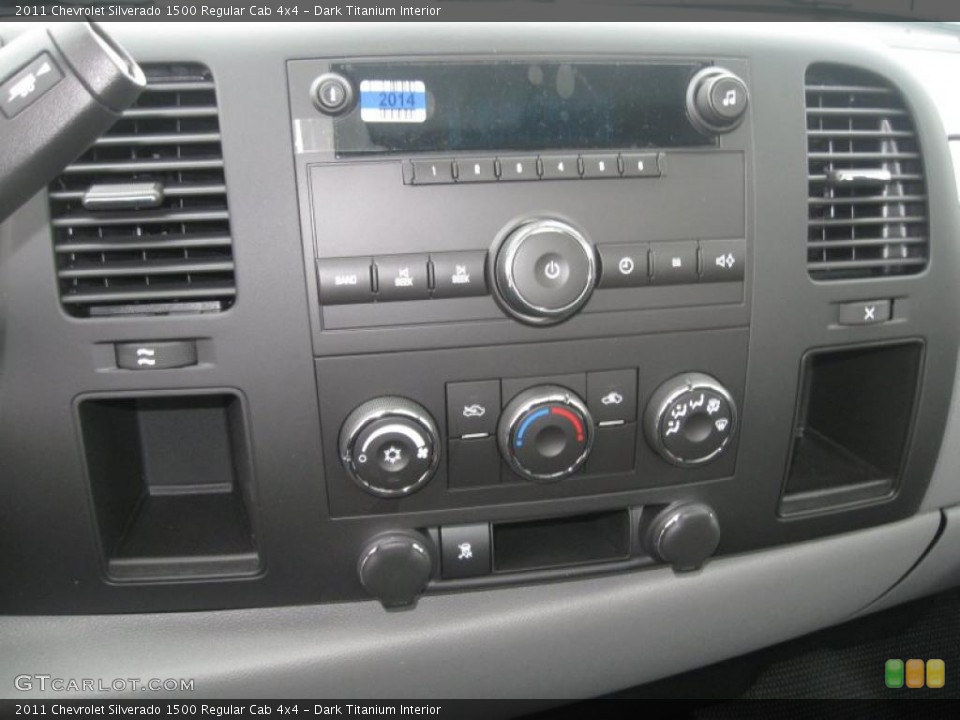 Dark Titanium Interior Controls for the 2011 Chevrolet Silverado 1500 Regular Cab 4x4 #40026006