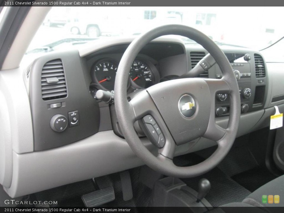 Dark Titanium Interior Steering Wheel for the 2011 Chevrolet Silverado 1500 Regular Cab 4x4 #40026034