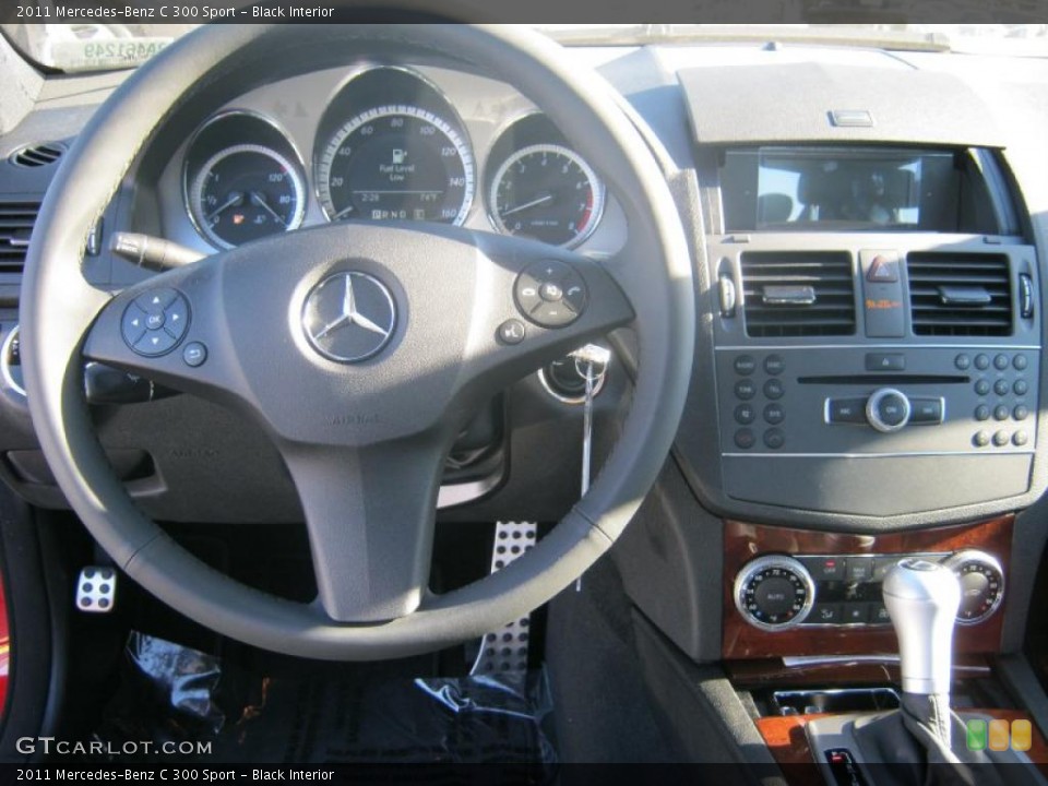 Black Interior Transmission for the 2011 Mercedes-Benz C 300 Sport #40026270
