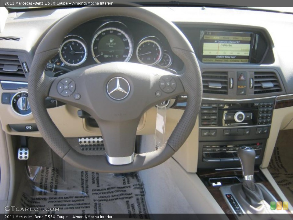 Almond/Mocha Interior Dashboard for the 2011 Mercedes-Benz E 550 Coupe #40027114
