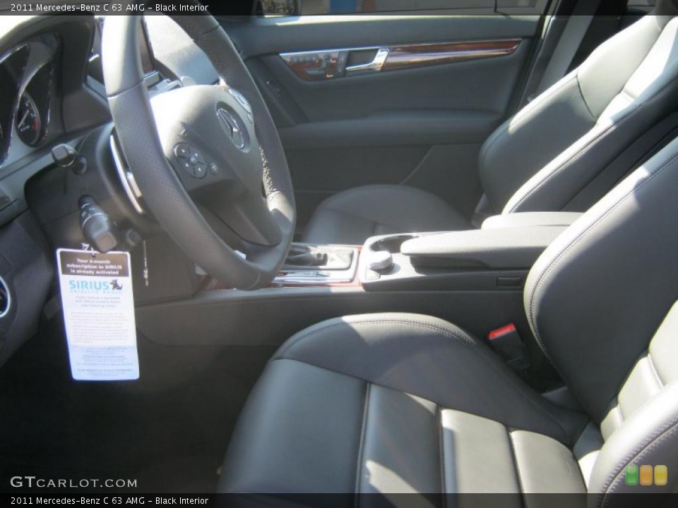 Black Interior Photo for the 2011 Mercedes-Benz C 63 AMG #40027286