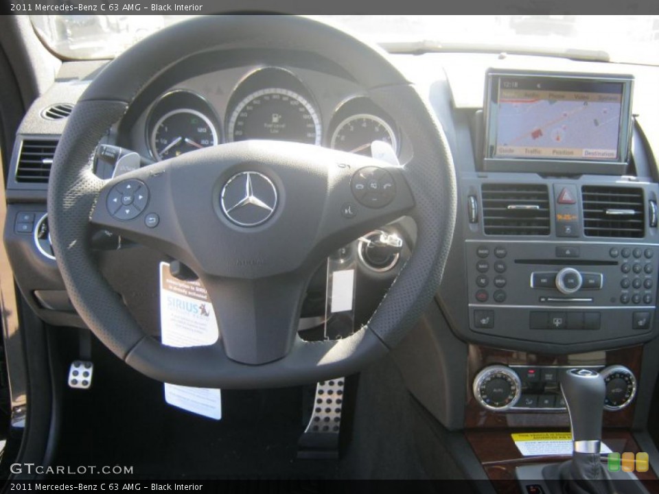 Black Interior Dashboard for the 2011 Mercedes-Benz C 63 AMG #40027304