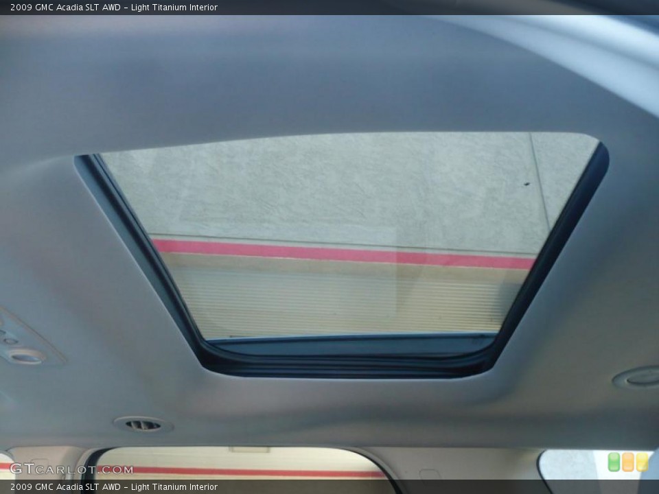 Light Titanium Interior Sunroof for the 2009 GMC Acadia SLT AWD #40027754