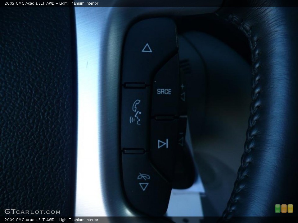 Light Titanium Interior Controls for the 2009 GMC Acadia SLT AWD #40027898