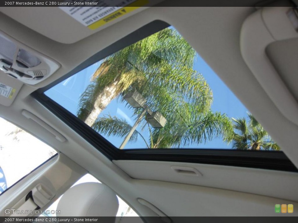 Stone Interior Sunroof for the 2007 Mercedes-Benz C 280 Luxury #40028166