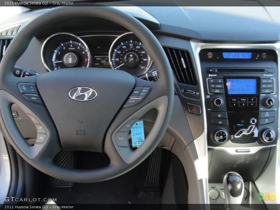 Gray Interior Dashboard for the 2011 Hyundai Sonata GLS #40028879