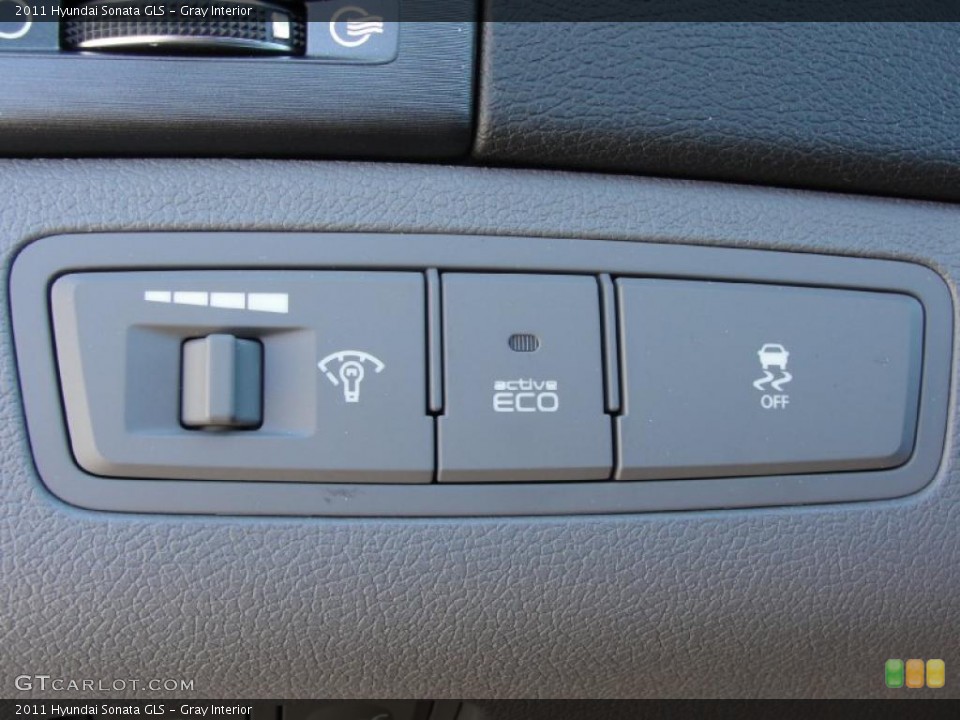 Gray Interior Controls for the 2011 Hyundai Sonata GLS #40029018