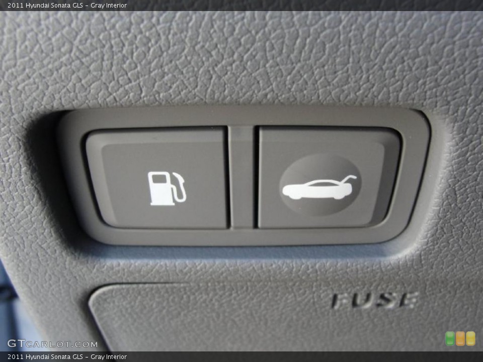 Gray Interior Controls for the 2011 Hyundai Sonata GLS #40029034