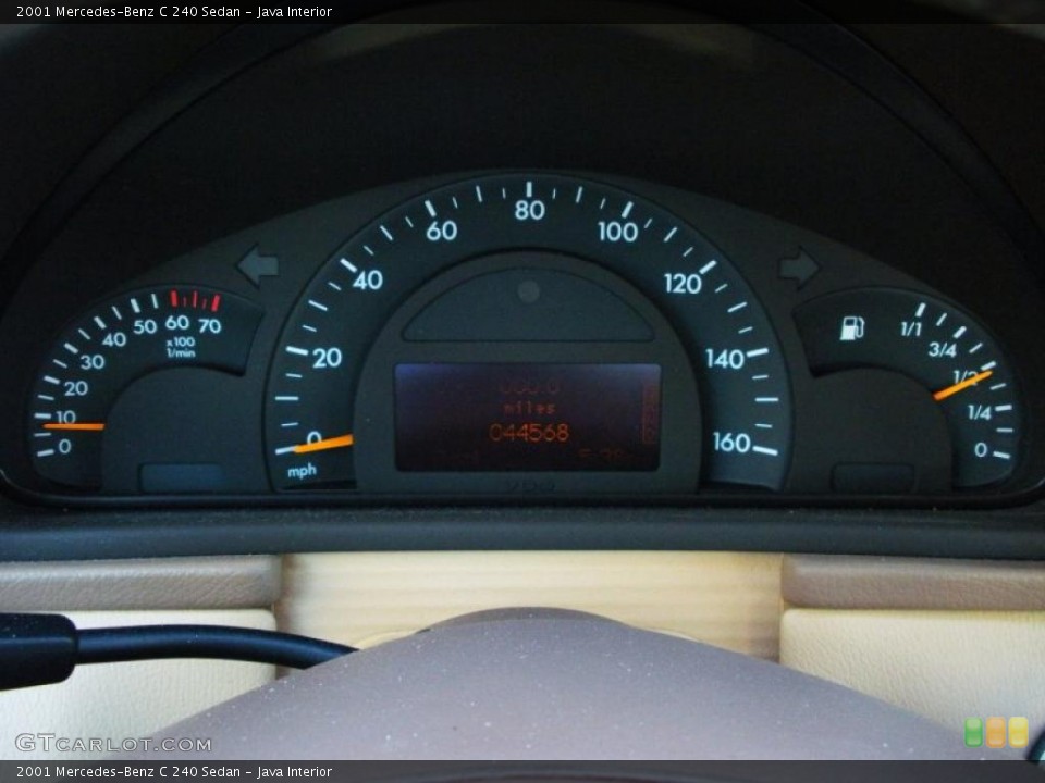 Java Interior Gauges for the 2001 Mercedes-Benz C 240 Sedan #40029136