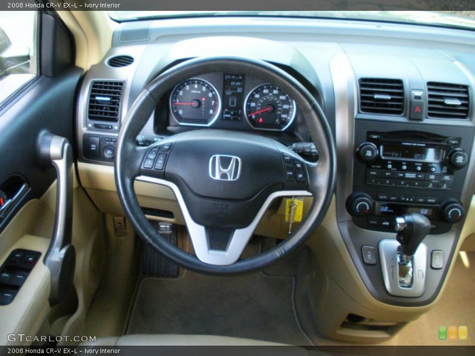 Ivory Interior Dashboard for the 2008 Honda CR-V EX-L #40031686