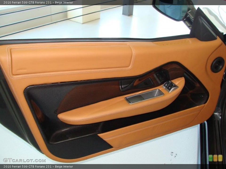 Beige Interior Door Panel for the 2010 Ferrari 599 GTB Fiorano 231 #40032850