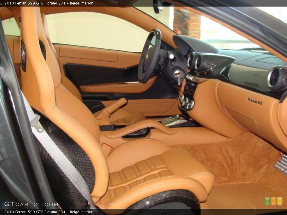 Beige Interior Dashboard for the 2010 Ferrari 599 GTB Fiorano 231 #40032874