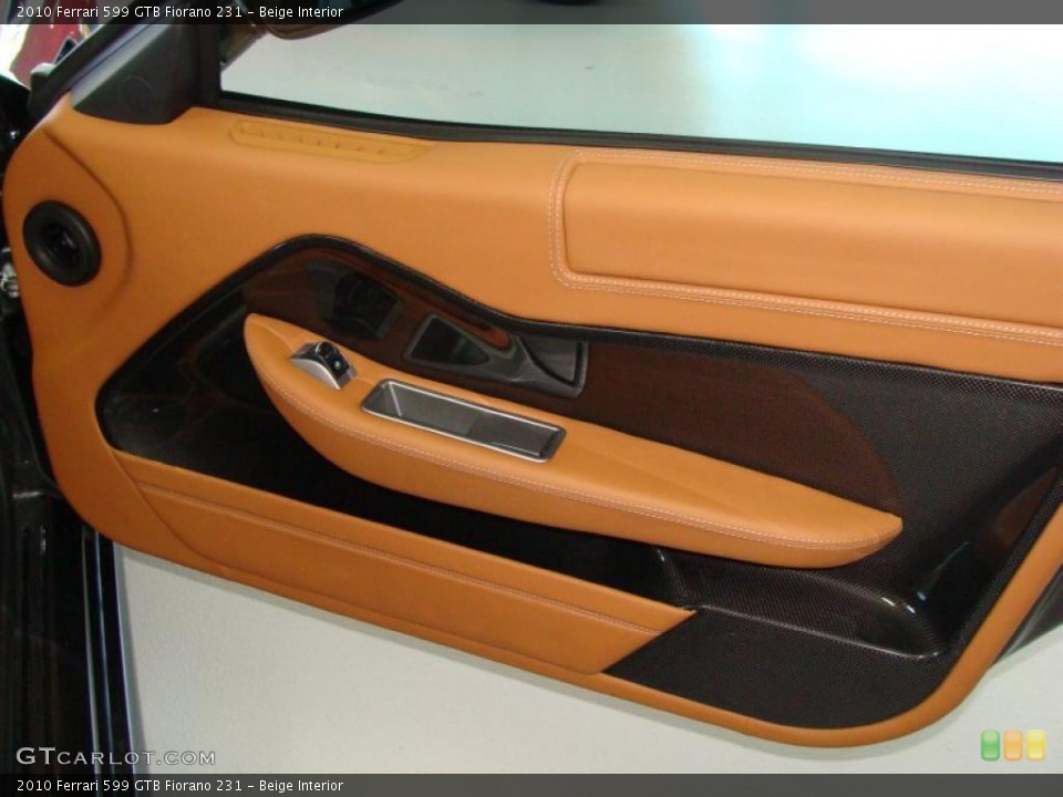 Beige Interior Door Panel for the 2010 Ferrari 599 GTB Fiorano 231 #40032888