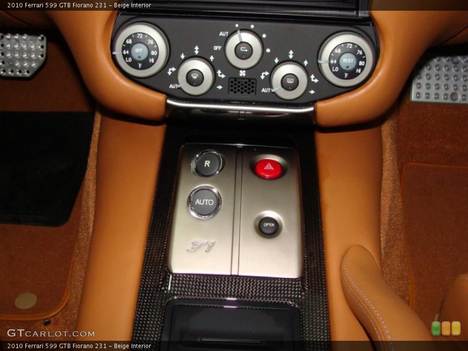 Beige Interior Transmission for the 2010 Ferrari 599 GTB Fiorano 231 #40032926