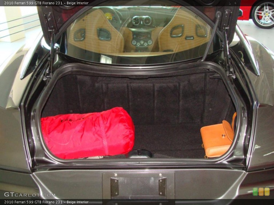 Beige Interior Trunk for the 2010 Ferrari 599 GTB Fiorano 231 #40032951