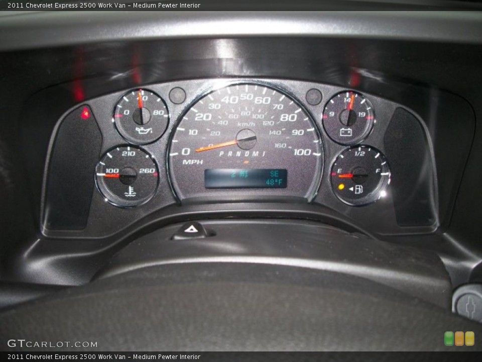 Medium Pewter Interior Gauges for the 2011 Chevrolet Express 2500 Work Van #40033566