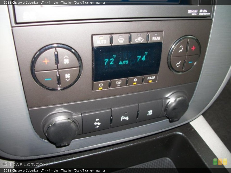 Light Titanium/Dark Titanium Interior Controls for the 2011 Chevrolet Suburban LT 4x4 #40034062