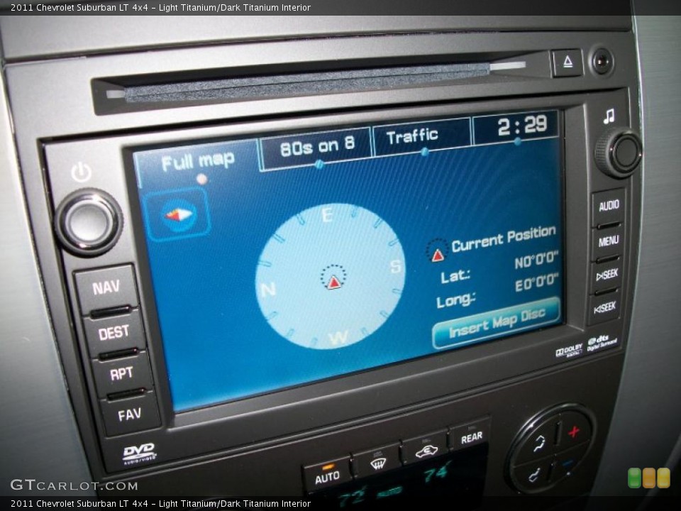 Light Titanium/Dark Titanium Interior Navigation for the 2011 Chevrolet Suburban LT 4x4 #40034086