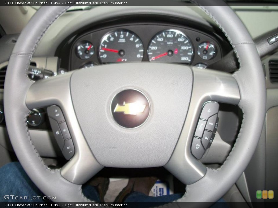 Light Titanium/Dark Titanium Interior Steering Wheel for the 2011 Chevrolet Suburban LT 4x4 #40034122