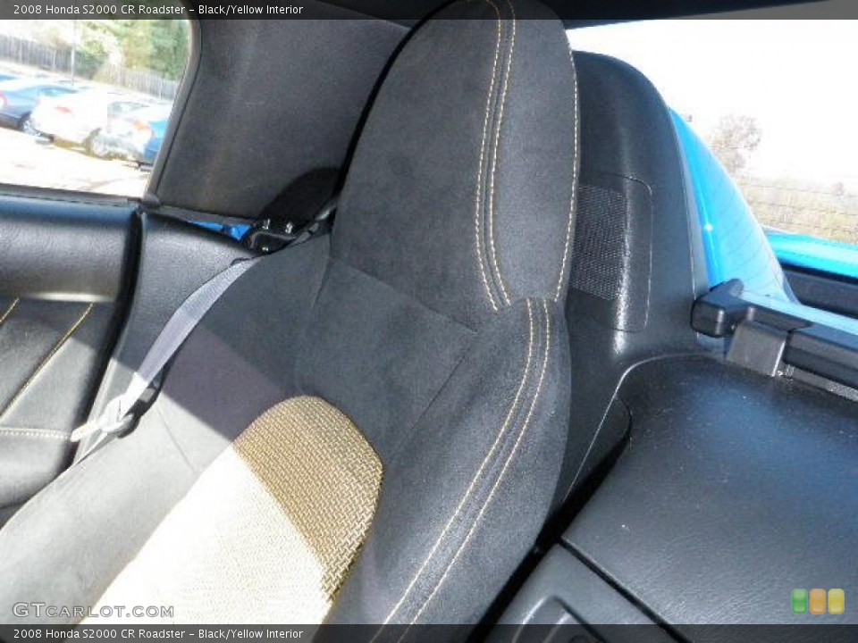 Black/Yellow Interior Photo for the 2008 Honda S2000 CR Roadster #40035718