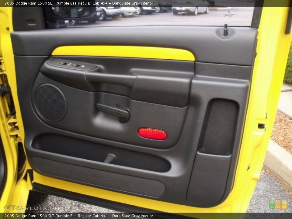 Dark Slate Gray Interior Door Panel for the 2005 Dodge Ram 1500 SLT Rumble Bee Regular Cab 4x4 #40036382