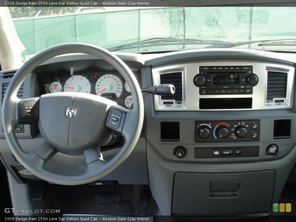 Medium Slate Gray Interior Dashboard for the 2008 Dodge Ram 2500 Lone Star Edition Quad Cab #40036989