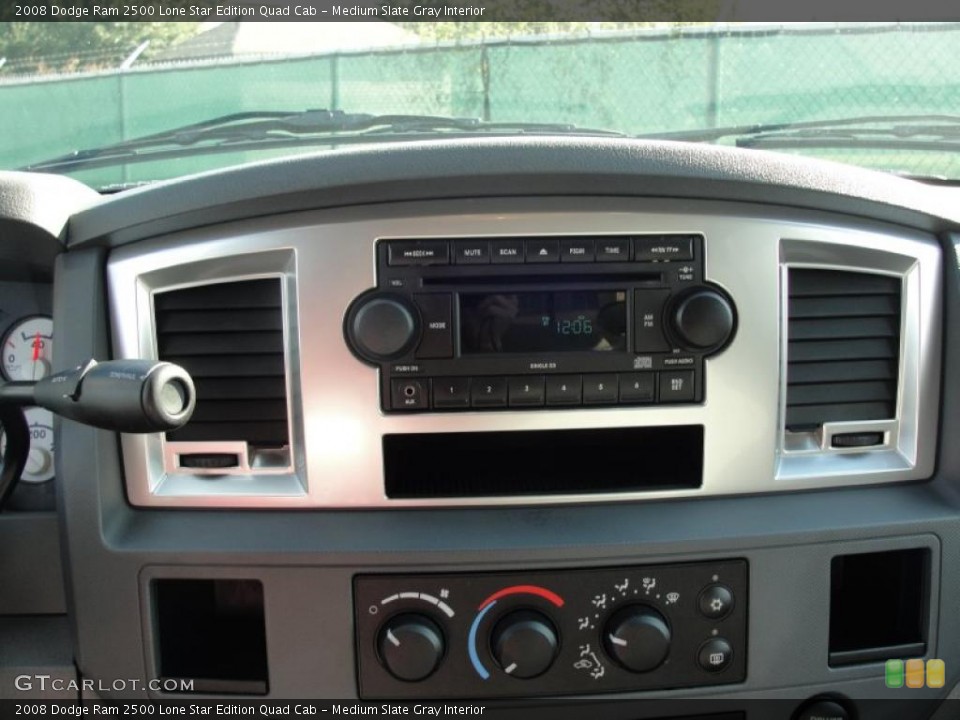 Medium Slate Gray Interior Controls for the 2008 Dodge Ram 2500 Lone Star Edition Quad Cab #40037002
