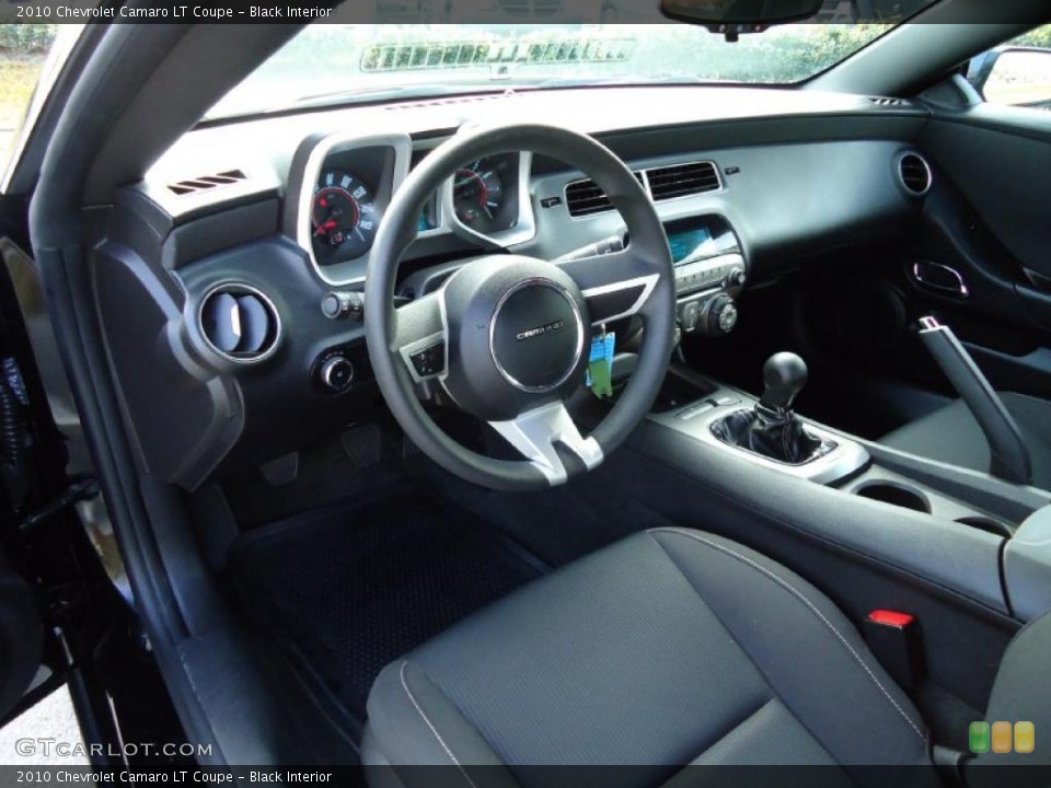 Black Interior Prime Interior for the 2010 Chevrolet Camaro LT Coupe #40037189