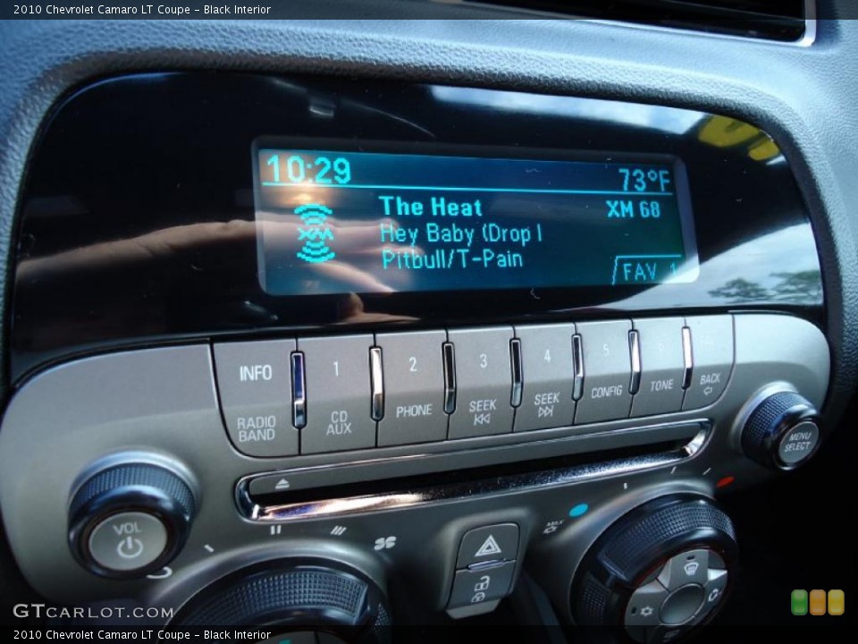 Black Interior Controls for the 2010 Chevrolet Camaro LT Coupe #40037447