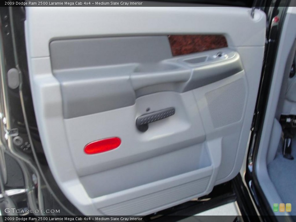 Medium Slate Gray Interior Door Panel for the 2009 Dodge Ram 2500 Laramie Mega Cab 4x4 #40038058
