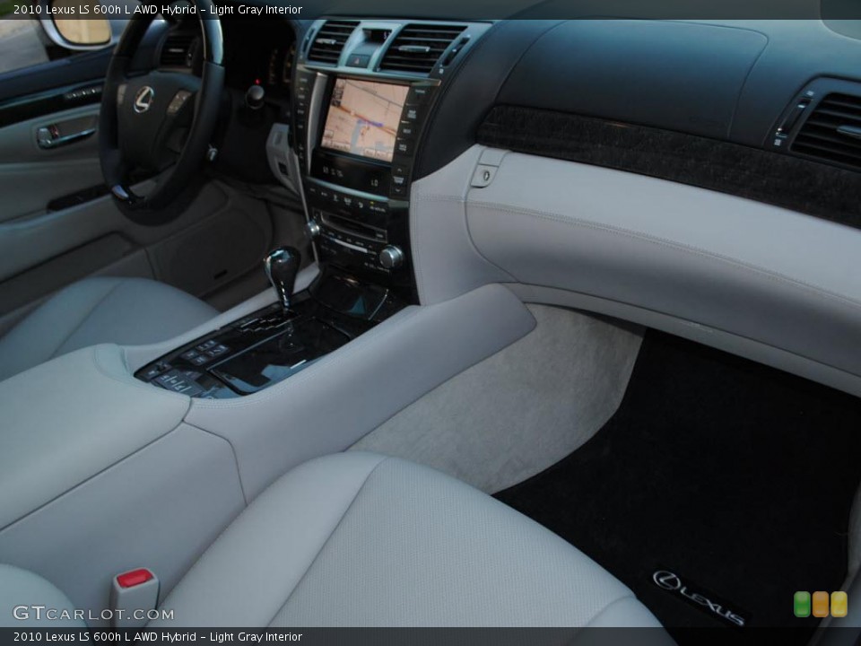 Light Gray Interior Dashboard for the 2010 Lexus LS 600h L AWD Hybrid #40038492