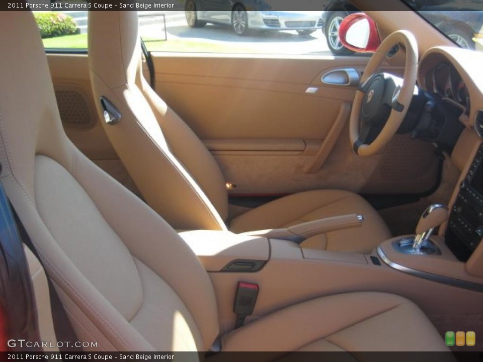 Sand Beige Interior Photo for the 2011 Porsche 911 Carrera S Coupe #40038626