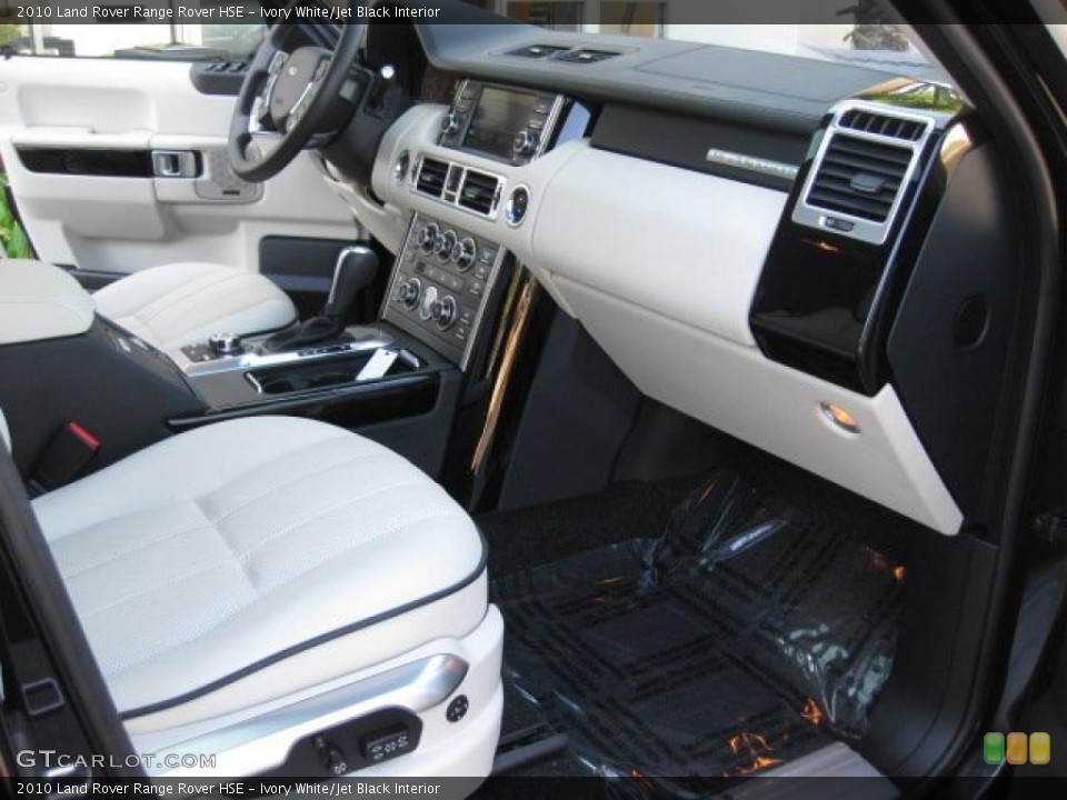 Ivory White/Jet Black Interior Photo for the 2010 Land Rover Range Rover HSE #40038682