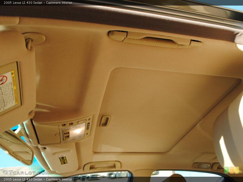 Cashmere Interior Sunroof for the 2005 Lexus LS 430 Sedan #40038796