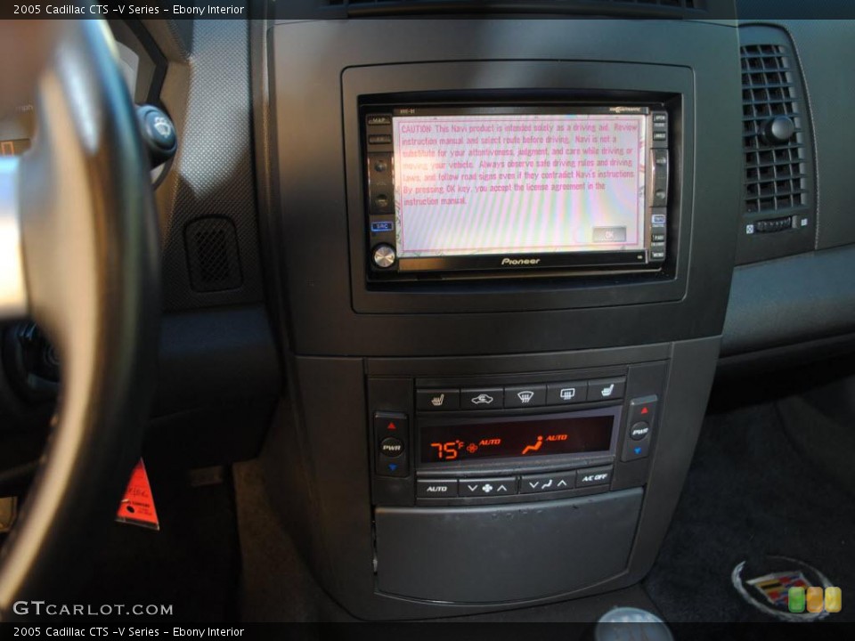 Ebony Interior Controls for the 2005 Cadillac CTS -V Series #40039566